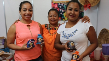Los visitantes podrán degustar galletas de pozol rellenas de dulce y chocolate con semillas