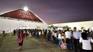 Una de las principales atracciones que se presenta en el Festival Navideño
