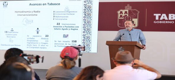 • El Coordinador de la institución en Tabasco anunció la llegada de especialistas cubanos para atender municipios alejados, y el equipamiento en 23 unidades médicas hospitalarias