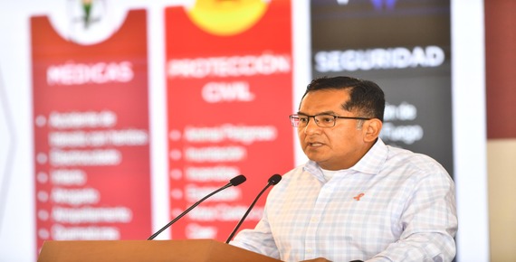 • El secretario de Seguridad y Protección Ciudadana, Víctor Hugo Chávez Martínez pide a madres y padres de familia evitar que niñas y niños usen cohetes y petardos