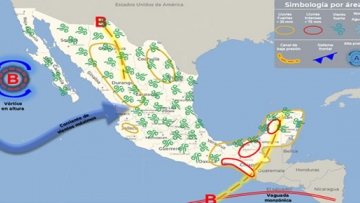 Aviso Precautorio No. 1 Aproximación de la Vaguada Monzónica - 05/06/2024