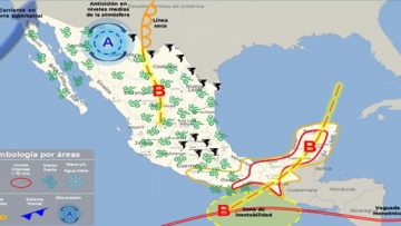 Aviso Precautorio No.2 Aproximación de la Vaguada Monzónica - 11/06/2024