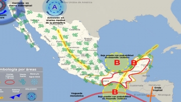 Aviso Precautorio No. 3 Aproximación de la Vaguada Monzónica - 13/06/2024
