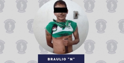 Policías de Cunduacán detienen a responsable de múltiples atracos.