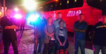 Asegura y resguarda la SSPC a siete extranjeros en situación migratoria irregular.
