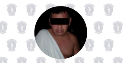 Aseguran Policías Estatales a masculino por robo a transeúnte