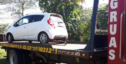 Recupera Policía Estatal vehículo robado en el centro de Villahermosa