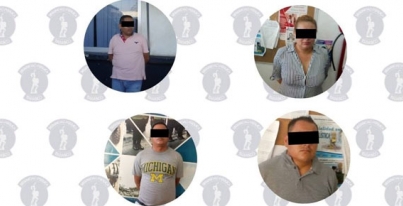 Tres hombres y una mujer fueron detenidos por la SSPC tras asalto con violencia a un Extra en Villahermosa