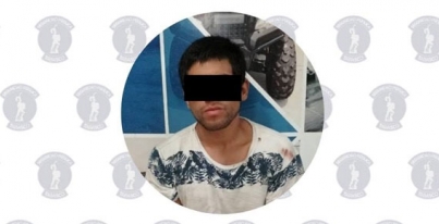 Asegura la Policía Estatal a masculino por robo ejecutado con violencia a un OXXO; el efectivo sustraído fue recuperado