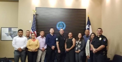 Participa SSPC en Programa de Profesionalización Policial en San Antonio, Texas