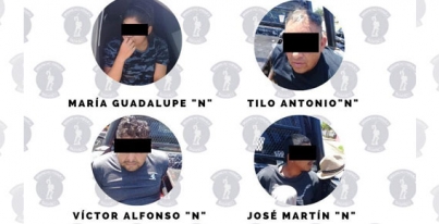 Aseguran en Centro a banda con droga y armas
