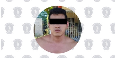 Por lesiones detienen policías a masculino