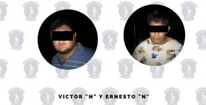 Aseguró la policía de Cárdenas a dos masculinos por extorsión y recuperaron el efectivo producto del ilícito.