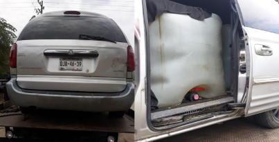 Dos mil litros de hidrocarburo ilícito fueron asegurados por Policías de Cárdenas.