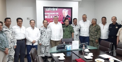 La SSPC presente en la reunión de trabajo en conjunto con el Gobernador y la Guardia Nacional.