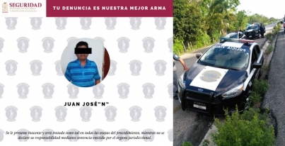 Detiene Policía de Cunduacán a sujeto que sustrajo una patrulla de la PEC; la unidad fue recuperada de inmediato.