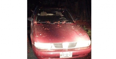 La SSPC recuperó un vehículo Nissan Tsuru que contaba con reporte de robo.