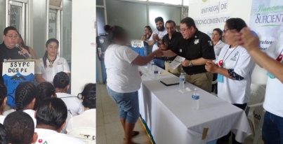 41 Personas Privadas de la Libertad del CREST concluyeron la capacitación “Un abrazo, una vida”.
