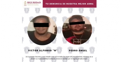 Aseguró la SSPC a dos masculinos que portaban arma blanca.