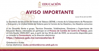 AVISO 