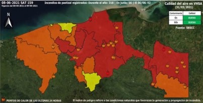 Semáforo de Incendios - 08/06/2021