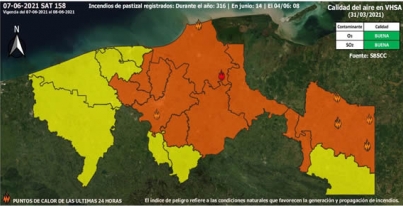 Semáforo de Incendios - 07/06/2021