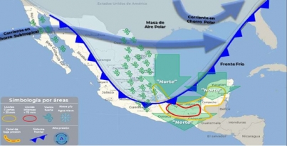 Aviso Precautorio No. 1 del Frente Frio No. 18