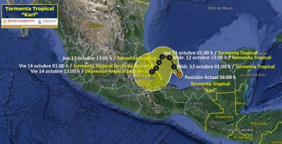 Aviso Precautorio No. 5 Ciclón Tropical Karl