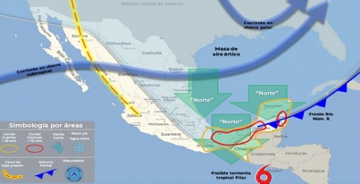 Aviso Precautorio No. 4 Influencia del Frente Frío No. 8 - 31/10/2023