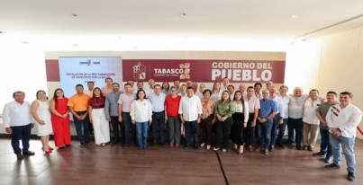 * El Gobernador Javier May Rodríguez presidió la instalación de la Red Tabasqueña de Municipios por la Salud