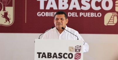 El Gobernador Javier May Rodríguez encabezó este miércoles la primera de las ruedas de prensa que serán una constante a lo largo de su administración.
