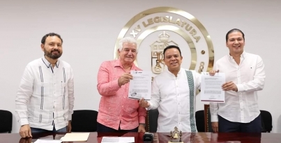 El gobernador Javier May Rodríguez envió al Congreso del Estado seis iniciativas para que las y los Delegados Municipales vuelvan a ser elegidos por el pueblo