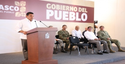* En Tabasco hay acción de autoridad permanente y resultados contundentes contra la delincuencia, no cederemos ante ningún embate que pretenda arrebatar la paz del estado o poner en riesgo la seguridad de las y los tabasqueños, puntualizó el Gobernador